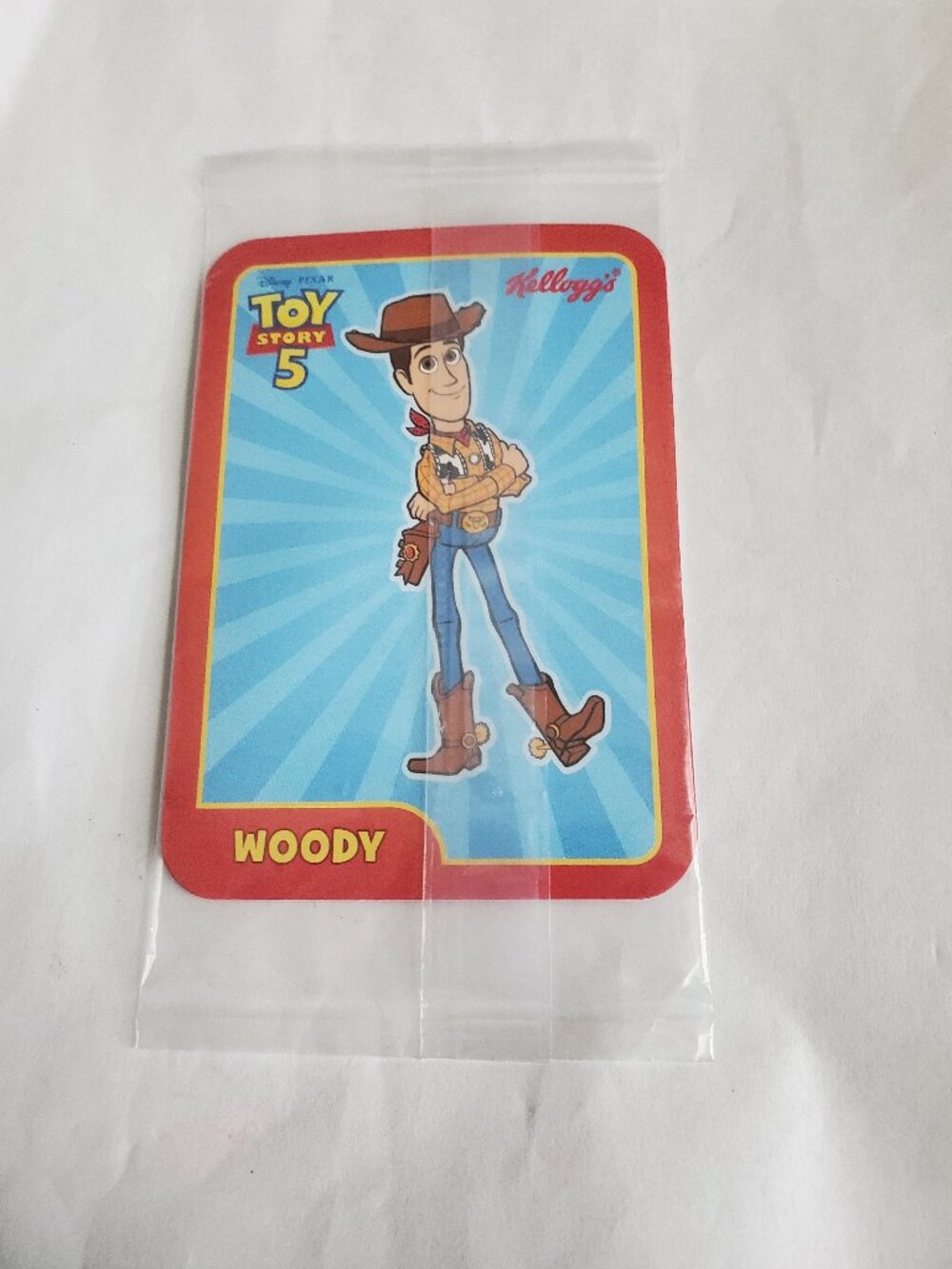 NEW SEALED KELLOGGS TOY STORY 5 SMARTY PANTS TRADING CARD